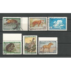 Серия почтовых марок СССР Фауна